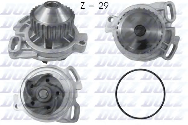 A158 DOLZ помпа audi 8090100200 1.9-2.3 83-91