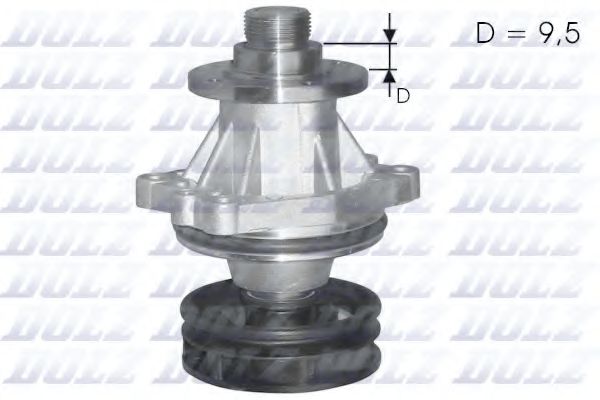 B214 DOLZ Насос водяной BMW 3/5/7/X3/X5/Z3/Z4 89- 2.0/2.2/2.5/2.8/3.0