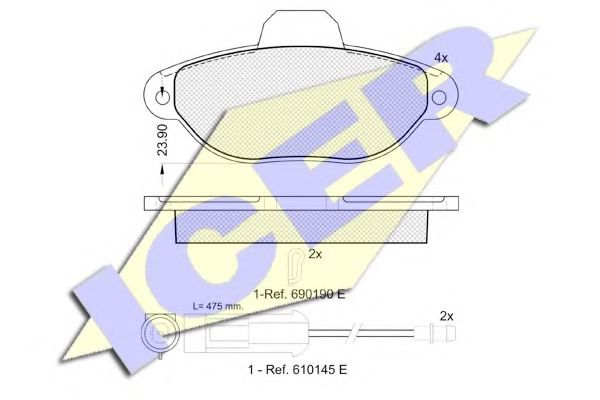 180953 ICER fiat punto 93- f