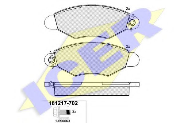 181217702 ICER 181217-702 (21980) citroen xsara (bdx) f