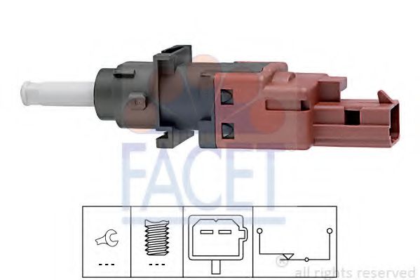71170 FACET датчик стоп-сигнала alfa romeo: 147 (937) 1.6 16v
