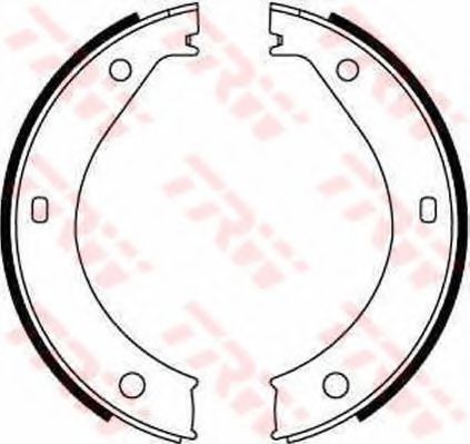 GS8217 LUCAS TRW/ZF RUSSIA Колодки тормозные барабанные