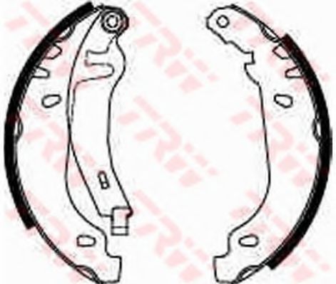 GS8531 LUCAS TRW/ZF RUSSIA Колодки тормозные барабанные
