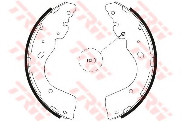 GS8797 LUCAS TRW/ZF RUSSIA Колодки торм.бар.NISSAN NAVARA 2.5D 05-