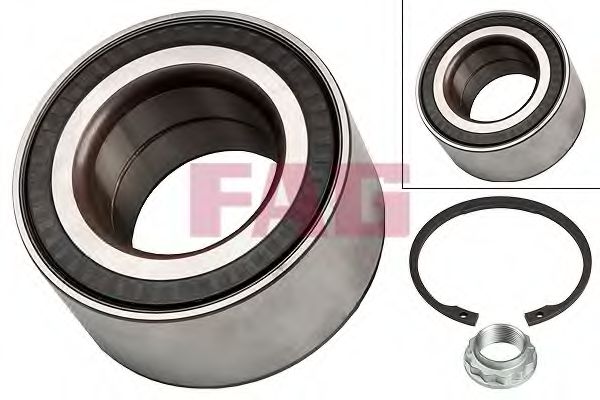 713667790 FAG Подшипник ступицы BMW 3/E90/5/E60/X3/E83/X5/E53 00- QUATTRO перед.