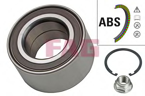 713615730 FAG Подшипник ступицы FORD/DA FIESTA/2 07- перед.