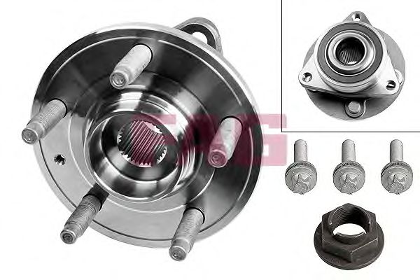 713644910 FAG Ступица с подшипником GM ASTRA J/CRUZE 09- перед. D=15