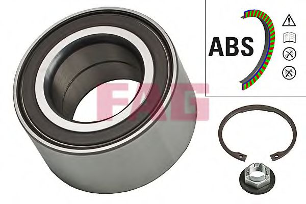713678100 FAG Подшипник ступицы FORD/DA FOCUS/FIESTA/FUSION/2 98- перед.