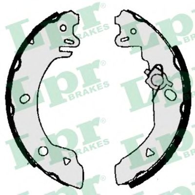 05770 LPR колодки тормозные барабанные задн ford: fiesta iii