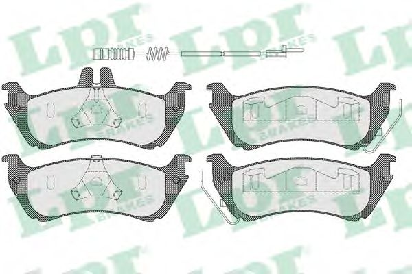 05P1000A LPR колодки тормозные дисковые mercedes-benz: m-class