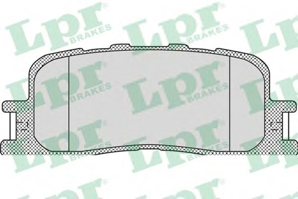 05P1115 LPR Тормозные колодки зад.
