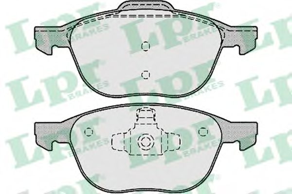 05P1190 LPR колодки диск.   focus ii, mazda 3, volvo sv40  1223682