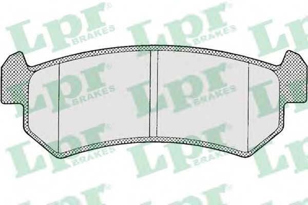 05P1199 LPR колодки тормозные зад. daewoo aveolacettinubira 1,4-1,8l 0703 96405131
