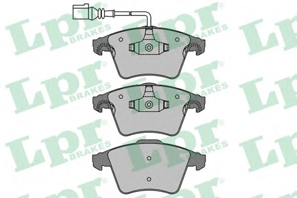 05P1205 LPR Колодки тормозные