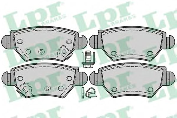 05P1227 LPR Колодки торм. зад.