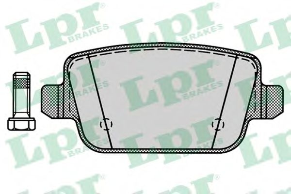 05P1272 LPR Колодки тормозные
