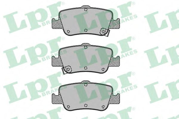 05P1315 LPR колодки тормозные задние toyota auris 06-