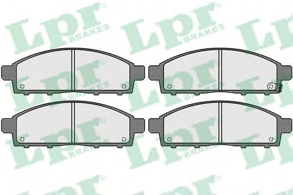 05P1319 LPR Колодки тормозные передние MITSUBISHI PAJERO/L200 05- LPR