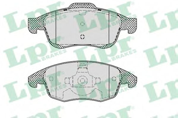 05P1351 LPR Колодки тормозные передние