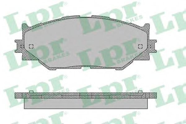 05P1412 LPR Колодки тормозные передние lexus is 05-