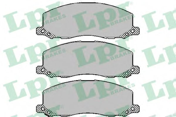 05P1468 LPR Колодки тормозные OPEL INSIGNIA 8-SAAB 9-5 1- R18 передние