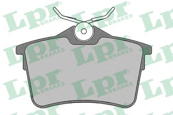 05P1500 LPR Колодки тормозные дисковые, комплект