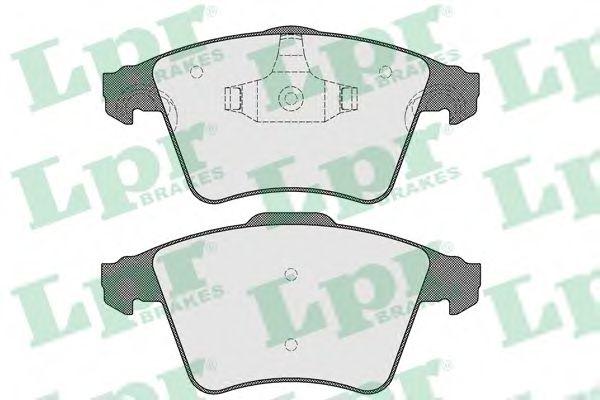 05P1526 LPR колодки тормозные volkswagen t5multivan 03> r16 передние бдатч.