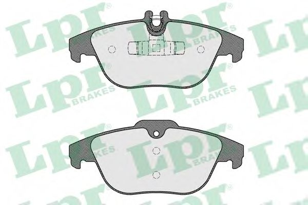 05P1528 LPR колодки тормозные mercedes w204x204 07- задние