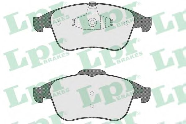05P1534 LPR колодки тормозные renault latitude 11-megane 08-scenic 09- передние