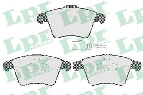 05P1536 LPR Колодки тормозные передние LPR