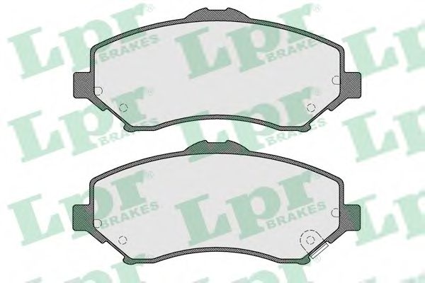 05P1549 LPR Колодки торм. диск.