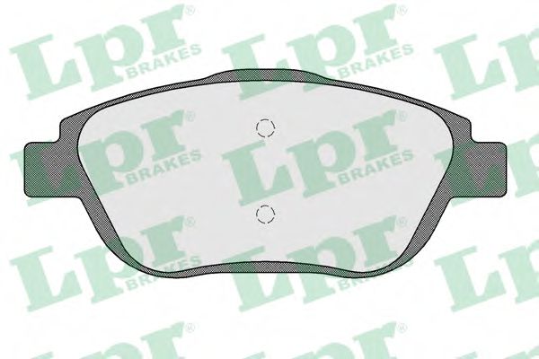 05P1590 LPR колодки тормозные citroen c3 1.6 09-ds3 1.6 10- передние