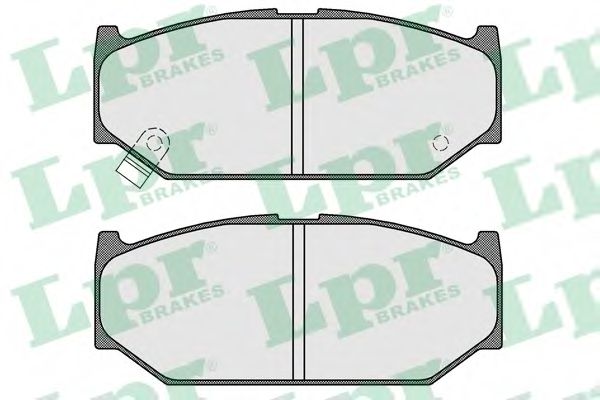 05P1594 LPR колодки тормозные suzuki swift (пр-во япония) 1.3-1.6 05- передние