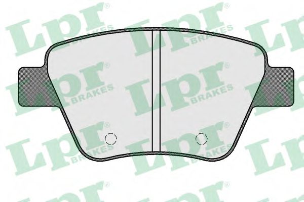 05P1608 LPR Колодки тормозные задние GOLF VI/OCTAVIAII/CADDY