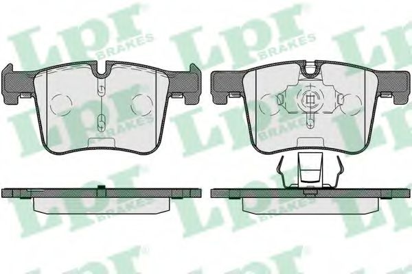 05P1732 LPR Колодки тормозные bmw 1 f203 f30x3 f25 10- передние