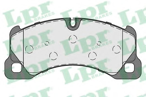 05P1738 LPR Колодки тормозные vw touareg (1lj) 10- передние