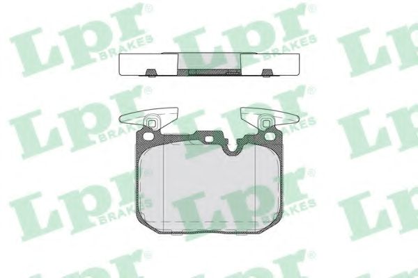 05P1851 LPR Колодки тормозные BMW 1 F2F213 F3 11- передние