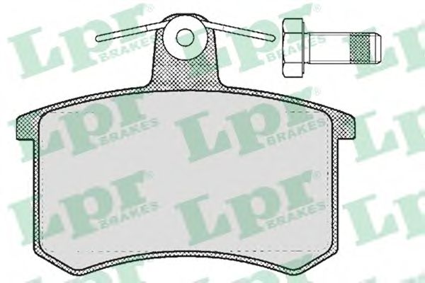 05P215 LPR Колодки тормозные задние
