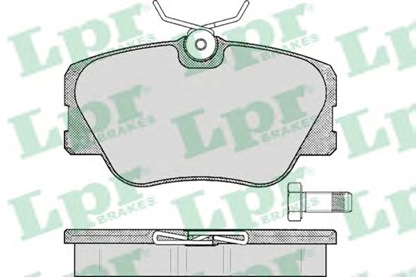 05P280 LPR Колодки тормозные передние
