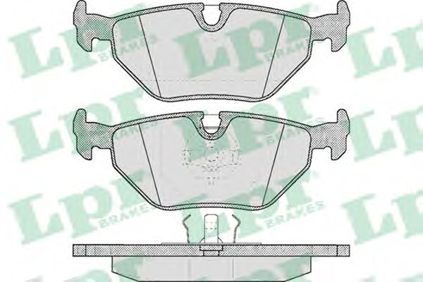 05P297 LPR Колодки тормозные задние
