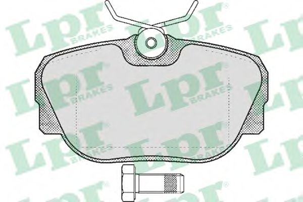 05P319 LPR колодки торм. диск. передние bmw e30  82-91  94,7x51x17mm    34111161445