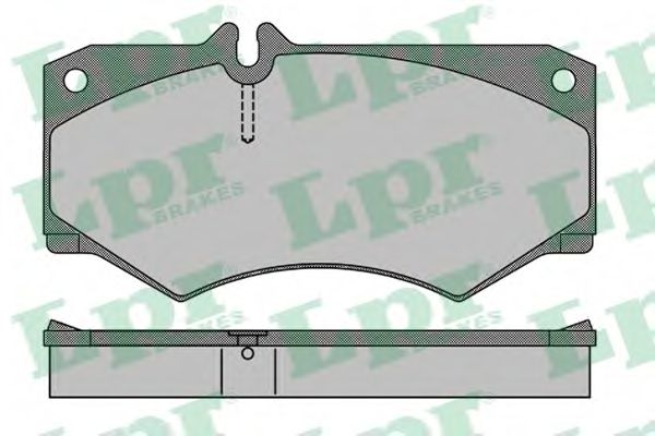 05P408 LPR Колодки тормозные
