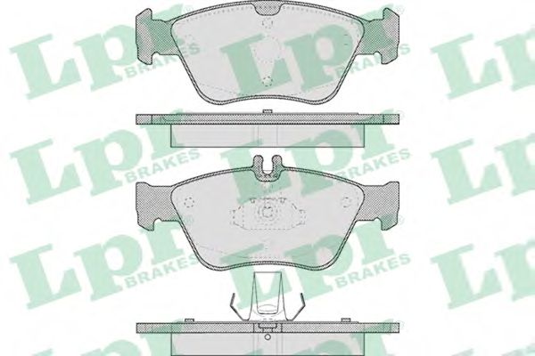 05P409 LPR Колодки тормозные передние