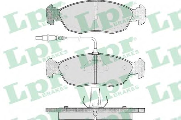 05P450 LPR колодки тормозные дисковые передн citroen: xsara 9