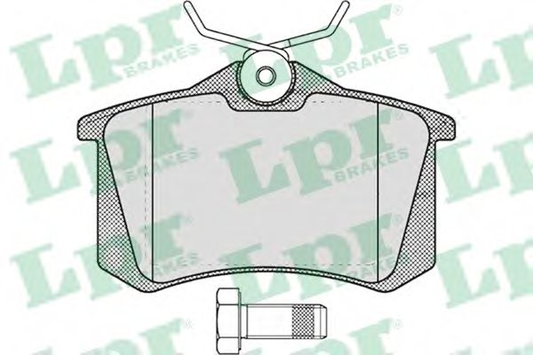 05P634 LPR Колодки тормозные задние