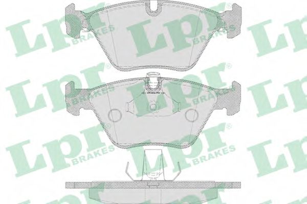05P649 LPR Колодки тормозные передние