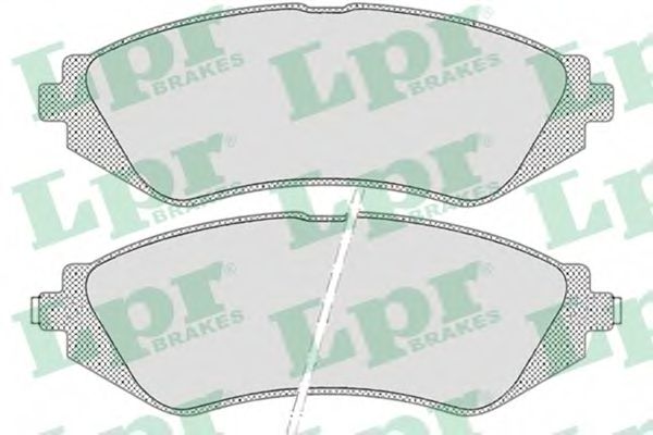 05P682 LPR колодки дисковые перед. (с датчиком) daewoo lanos, nubira 97-     96281939