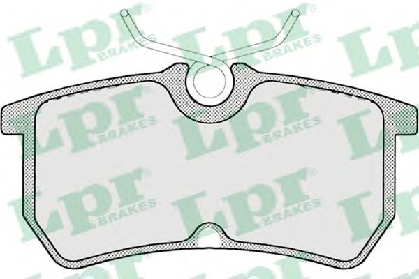 05P697 LPR Колодки тормозные