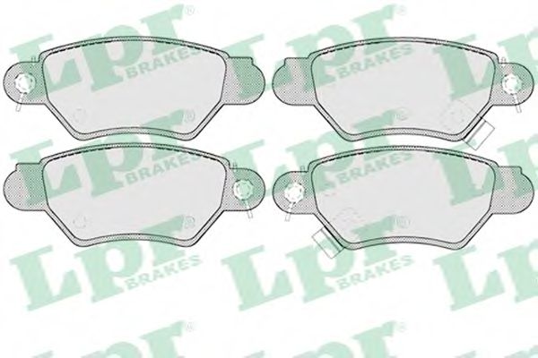 05P699 LPR Колодки тормозные