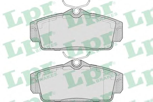 05P706 LPR Накладки тормозные